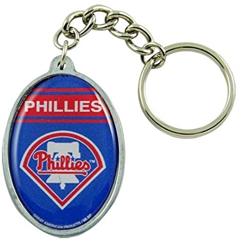 Philadelphia Phillies MLB Oval Keychain Official Sports Fan Gear MLB Fan Gear Popular Style