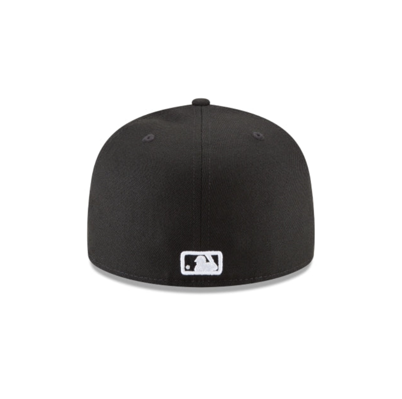 Los Angeles Dodgers MLB Basic 59FIFTY Fitted New Era Black/White Official Team Hat Sports Fan Cap Official MLB Team Hat Baseball Fan Cap