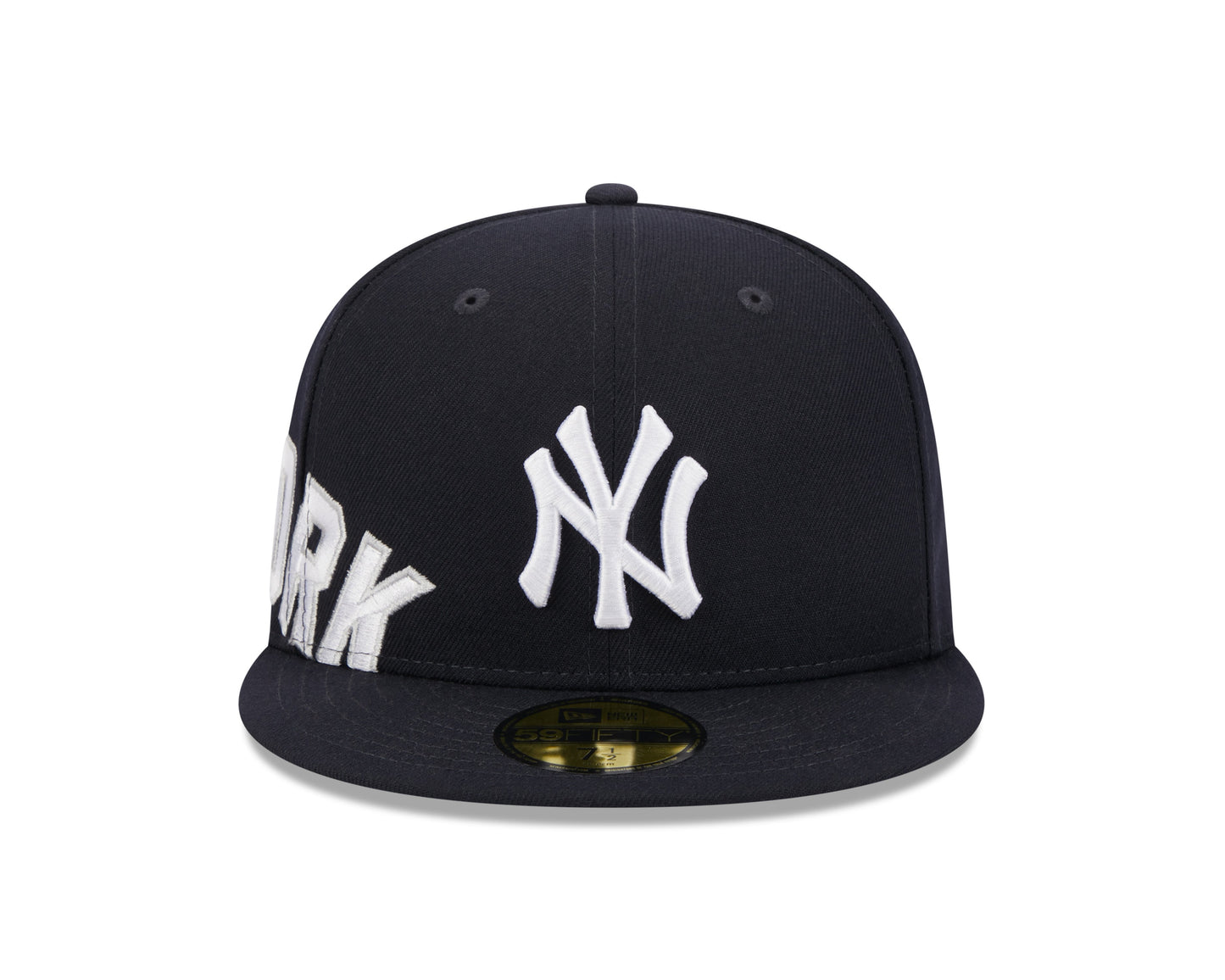 New York Yankees New Era Navy Arch 59FIFTY Fitted Hat Official Team Hat Sports Fan Cap Official MLB Team Hat Baseball Fan Cap