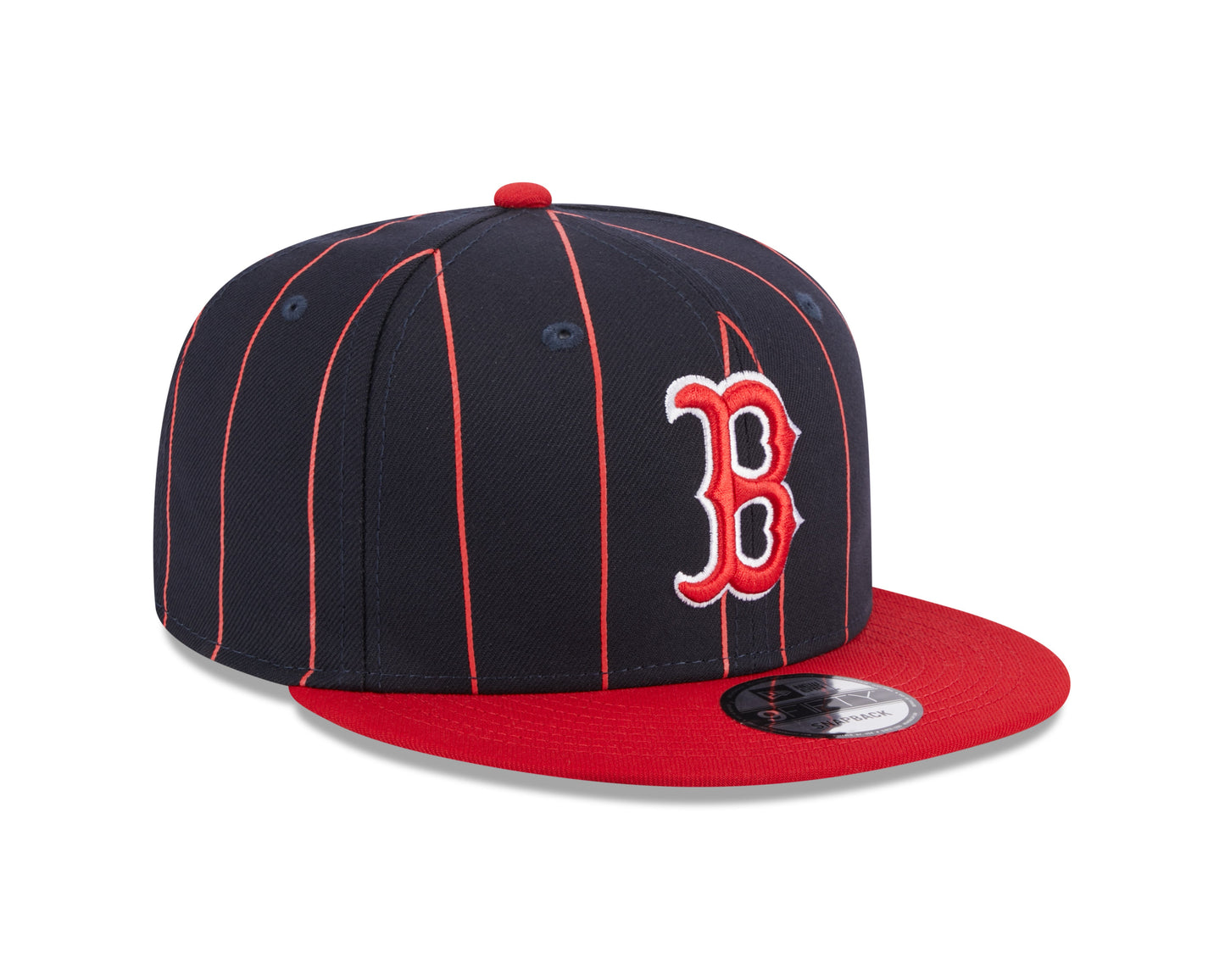 Boston Red Sox Navy/Red Vintage New Era 9FIFTY Snapback Hat Official Team Hat Sports Fan Cap Official MLB Team Hat Baseball Fan Cap