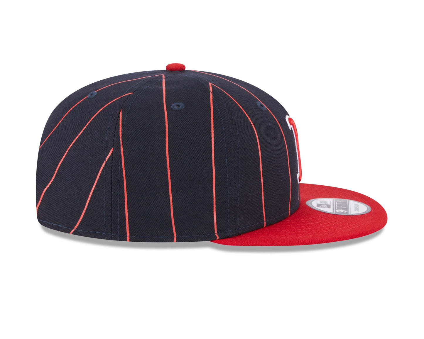 Boston Red Sox Navy/Red Vintage New Era 9FIFTY Snapback Hat Official Team Hat Sports Fan Cap Official MLB Team Hat Baseball Fan Cap