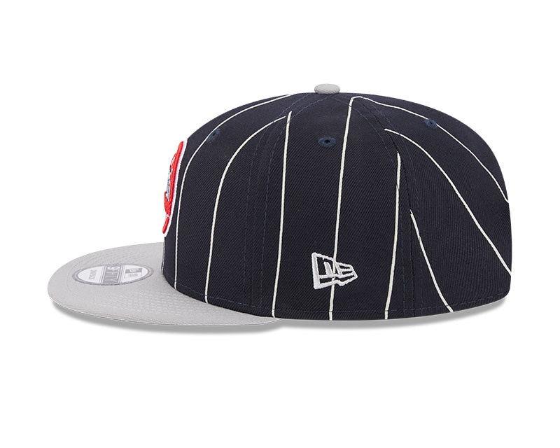 New York Yankees Navy/Gray Cooperstown Vintage New Era 9FIFTY Snapback Hat Official Team Hat Sports Fan Cap Official MLB Team Hat Baseball Fan Cap