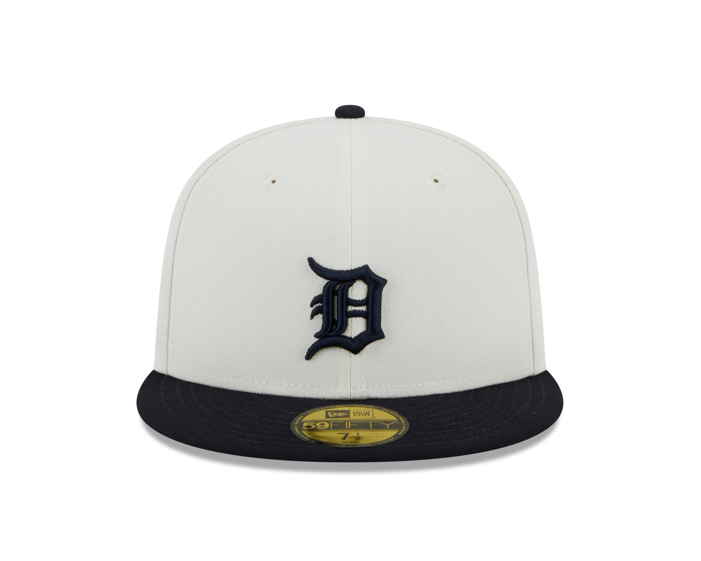 Detroit Tigers 1984 World Series Cream/Navy New Era Retro 59FIFTY Fitted Hat Official Team Hat Sports Fan Cap Official MLB Team Hat Baseball Fan Cap
