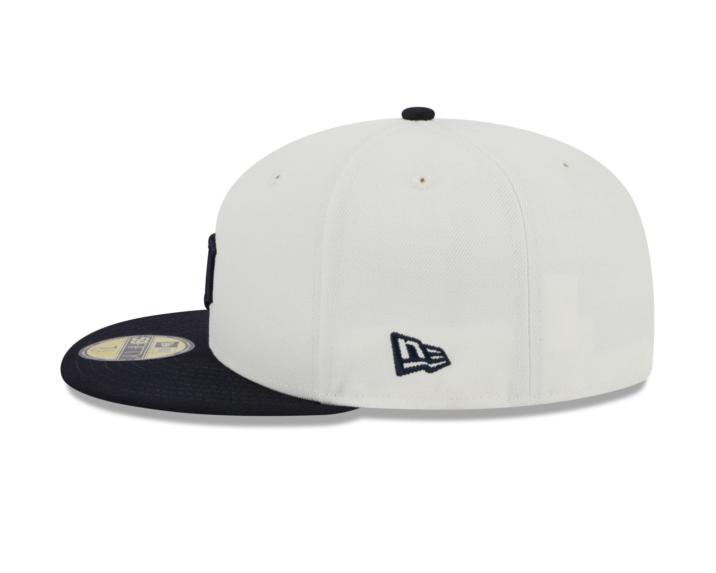 Detroit Tigers 1984 World Series Cream/Navy New Era Retro 59FIFTY Fitted Hat Official Team Hat Sports Fan Cap Official MLB Team Hat Baseball Fan Cap
