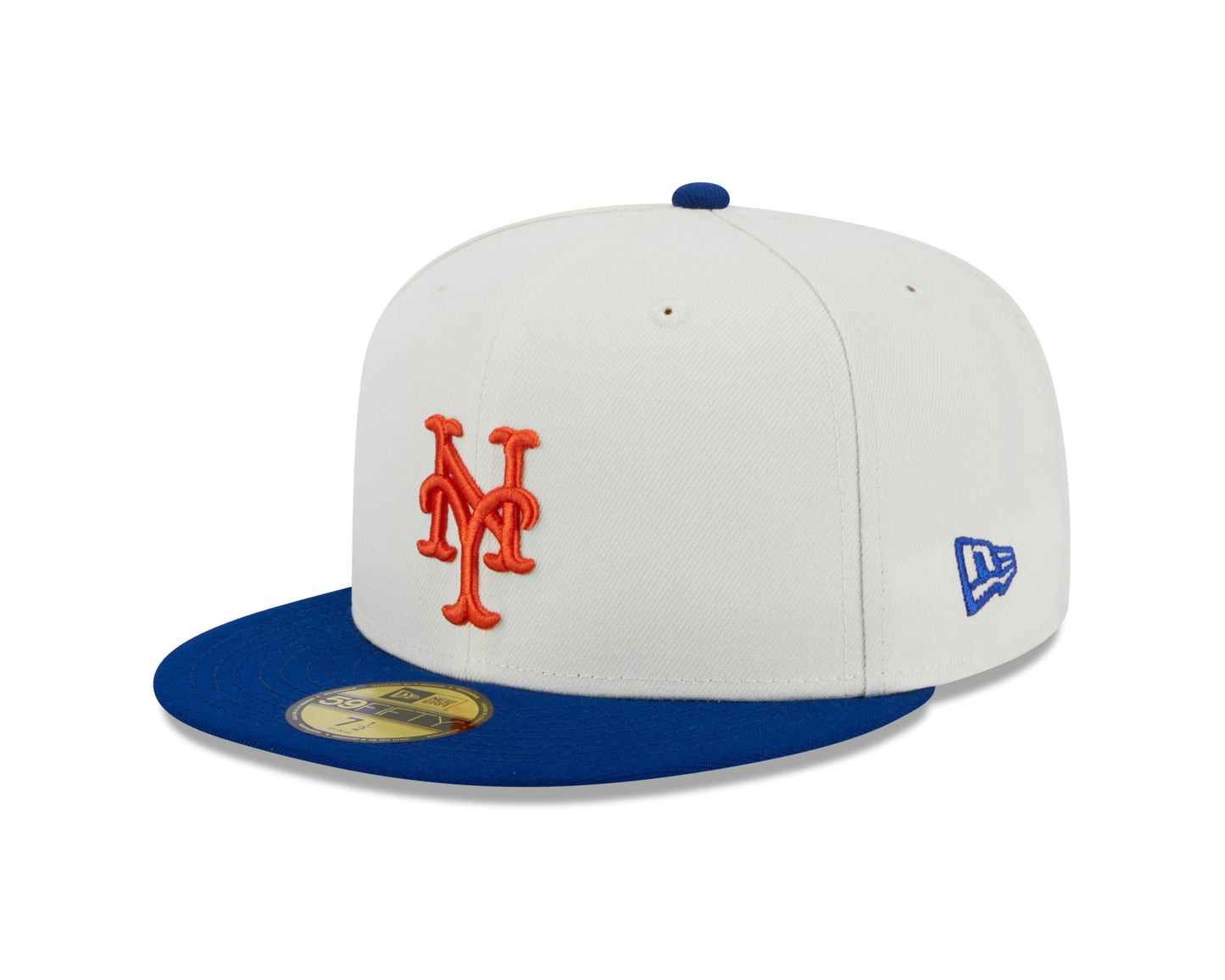 New York Mets 1982 World Series Cream/Royal New Era Retro 59FIFTY Fitted Hat Official Team Hat Sports Fan Cap Official MLB Team Hat Baseball Fan Cap