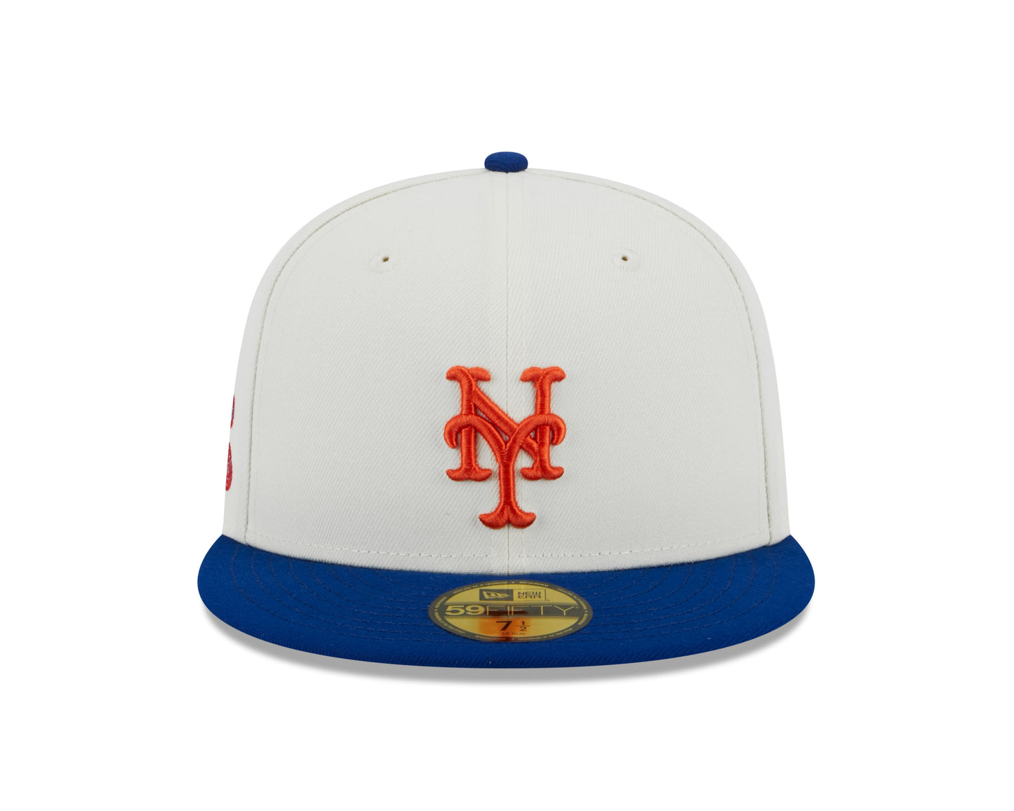 New York Mets 1982 World Series Cream/Royal New Era Retro 59FIFTY Fitted Hat Official Team Hat Sports Fan Cap Official MLB Team Hat Baseball Fan Cap