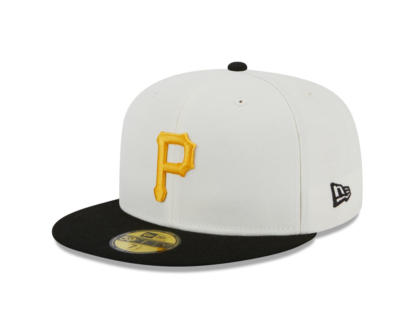Pittsburgh Pirates 76th World Series Cream/Black New Era Retro 59FIFTY Fitted Hat Official Team Hat Sports Fan Cap Official MLB Team Hat Baseball Fan