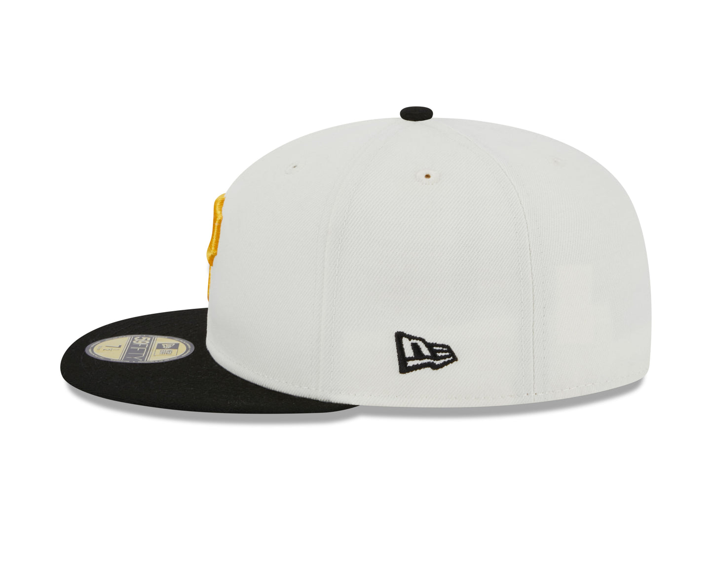 Pittsburgh Pirates 76th World Series Cream/Black New Era Retro 59FIFTY Fitted Hat Official Team Hat Sports Fan Cap Official MLB Team Hat Baseball Fan