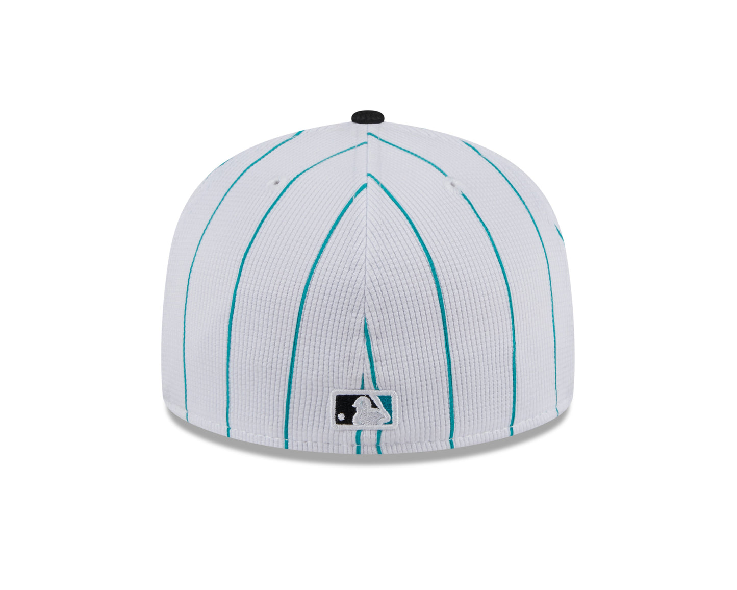 Men's Miami Marlins White 2024 Batting Practice 59FIFTY Fitted Hat Official Team Hat Sports Fan Cap Official MLB Team Hat Baseball Fan Cap