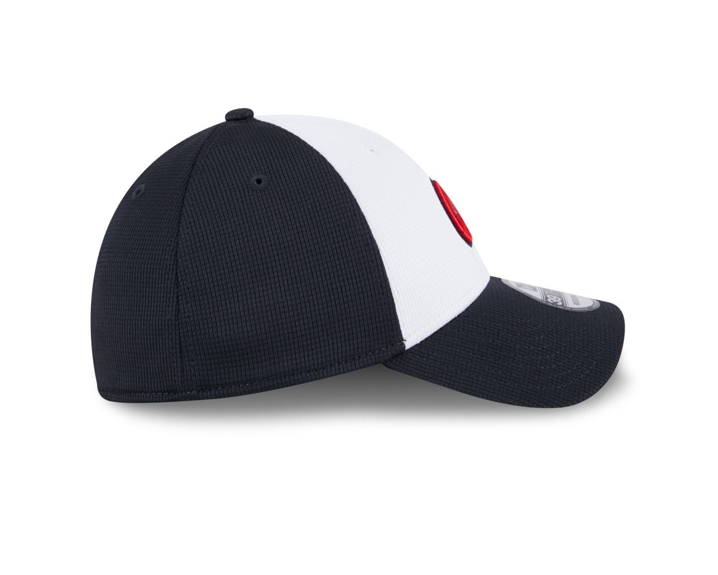 Mens New Era Atlanta Braves White/Navy 2024 Batting Practice 39Thirty Flex Fit Cap Official Team Hat Sports Fan Cap Official MLB Team Hat Baseball Fan