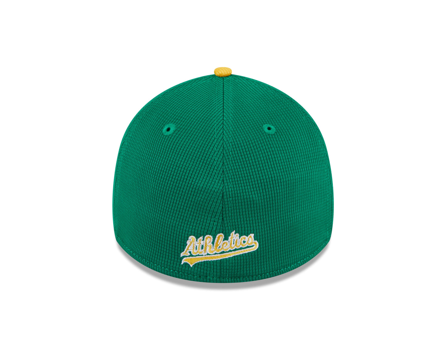 Men's Oakland Athletics New Era 2024 Batting Practice Green/Yellow 39THIRTY Flex-Fit Hat Official Team Hat Sports Fan Cap Official MLB Team Hat Baseba