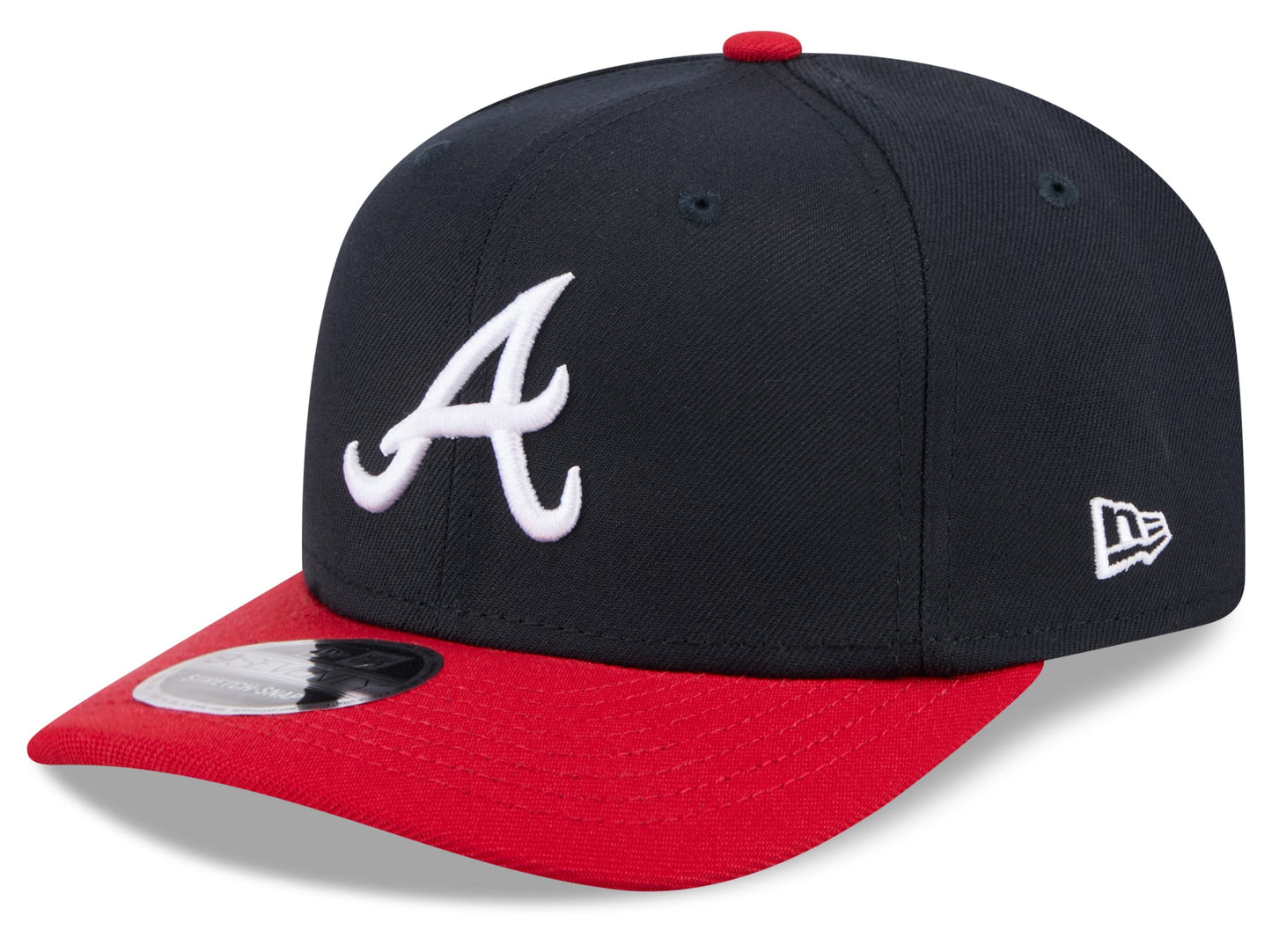 Atlanta Braves New Era Navy/Red 9SEVENTY Adjustable Hat Official Team Hat Sports Fan Cap Official MLB Team Hat Baseball Fan Cap