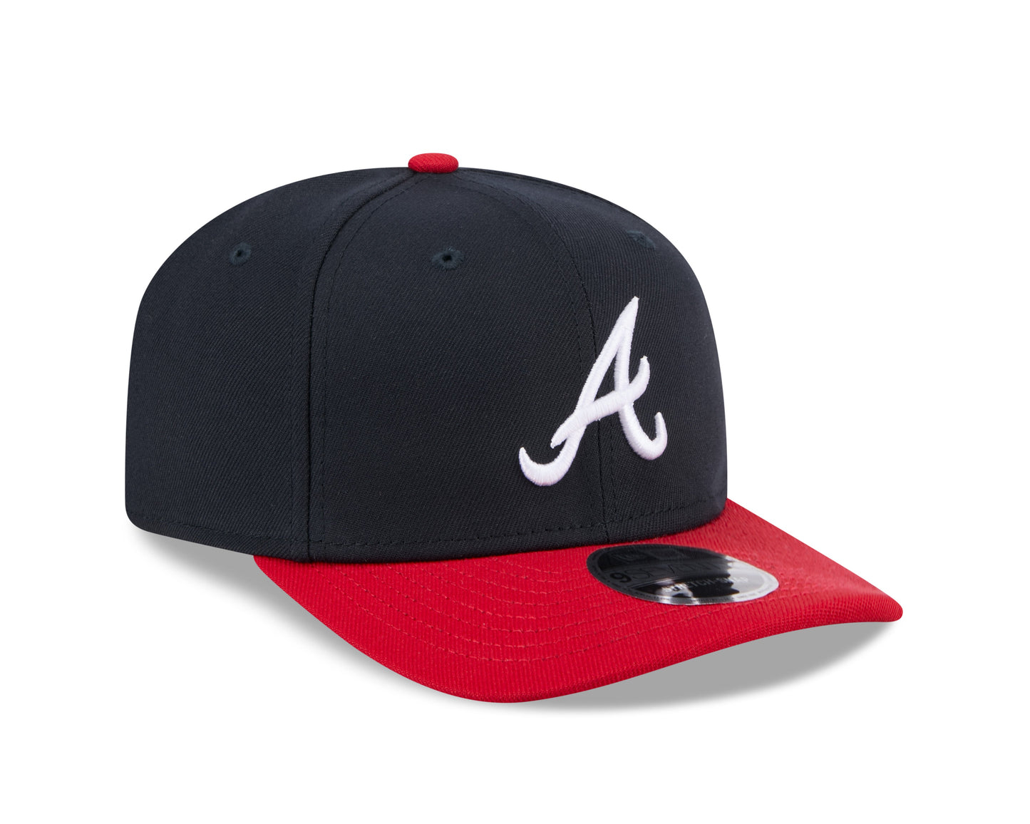 Atlanta Braves New Era Navy/Red 9SEVENTY Adjustable Hat Official Team Hat Sports Fan Cap Official MLB Team Hat Baseball Fan Cap