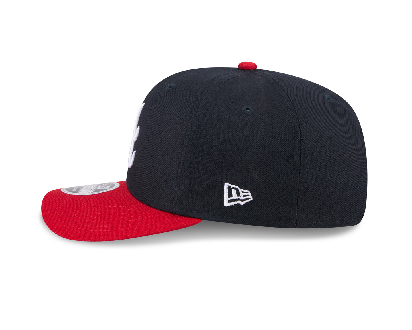 Atlanta Braves New Era Navy/Red 9SEVENTY Adjustable Hat Official Team Hat Sports Fan Cap Official MLB Team Hat Baseball Fan Cap