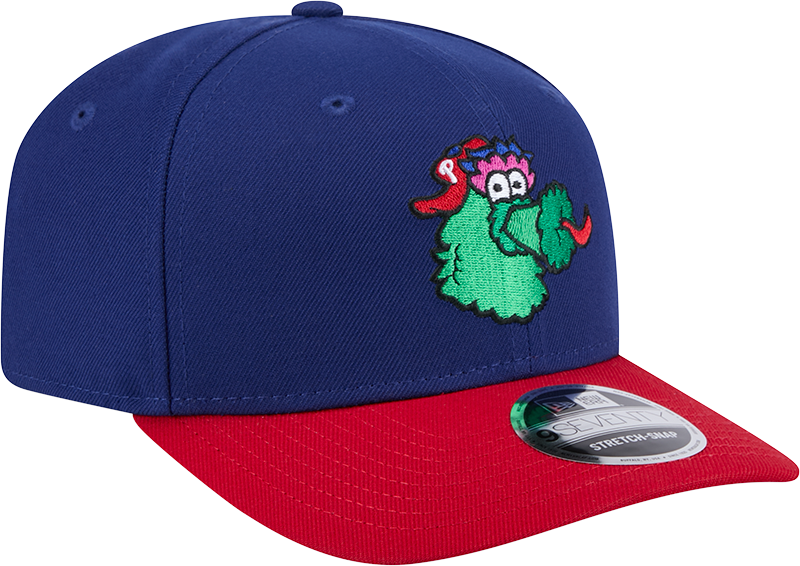 Philadelphia Phillies Blue/Red Phanatic New Era 9SEVENTY Stretch Snap Adjustable Hat Official Team Hat Sports Fan Cap Official MLB Team Hat Baseball F