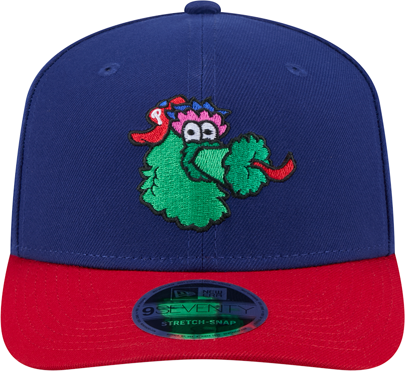 Philadelphia Phillies Blue/Red Phanatic New Era 9SEVENTY Stretch Snap Adjustable Hat Official Team Hat Sports Fan Cap Official MLB Team Hat Baseball F