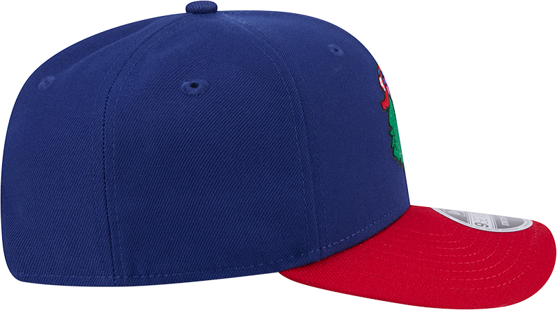 Philadelphia Phillies Blue/Red Phanatic New Era 9SEVENTY Stretch Snap Adjustable Hat Official Team Hat Sports Fan Cap Official MLB Team Hat Baseball F