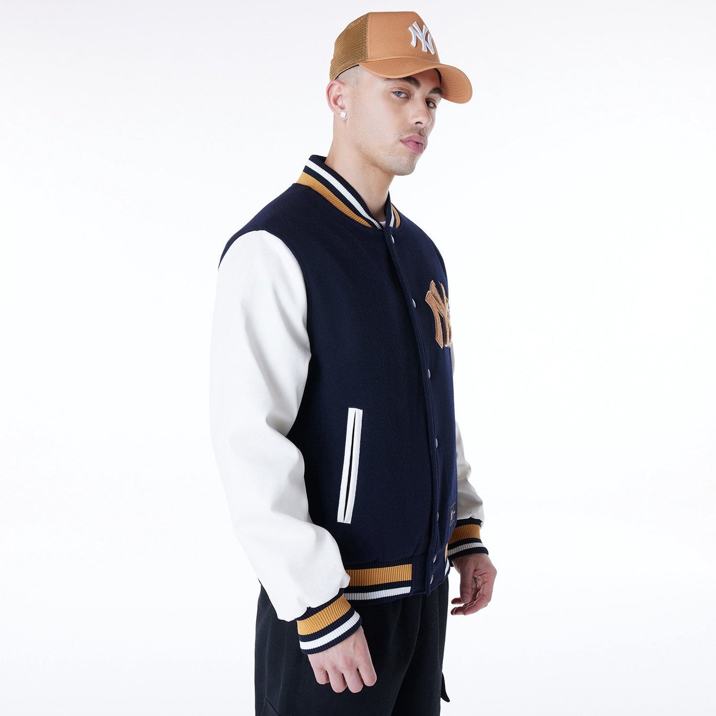 New Era - MLB Floral Varsity Jacket - New York Yankees Official Sports Fan Gear MLB Fan Gear Popular Style