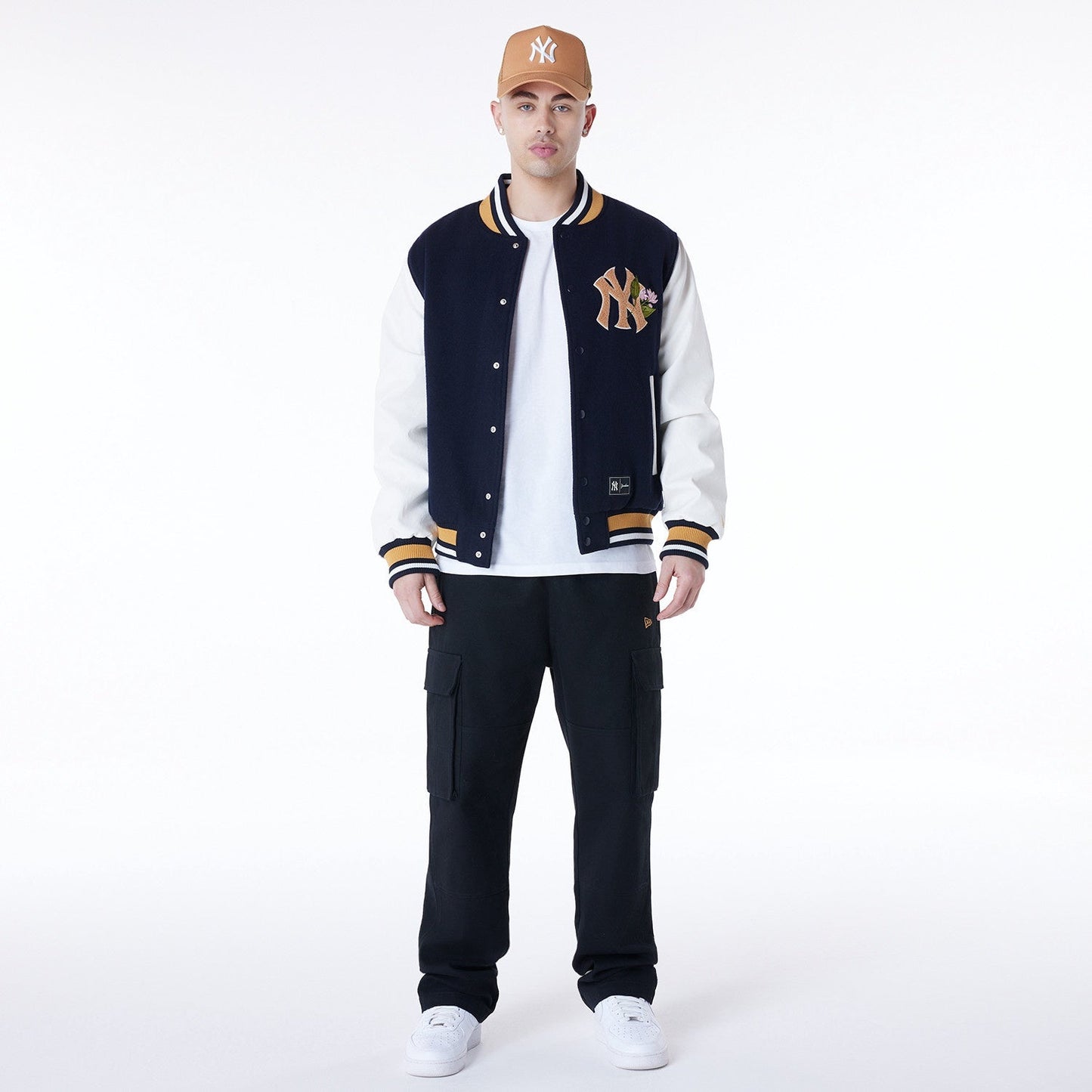 New Era - MLB Floral Varsity Jacket - New York Yankees Official Sports Fan Gear MLB Fan Gear Popular Style