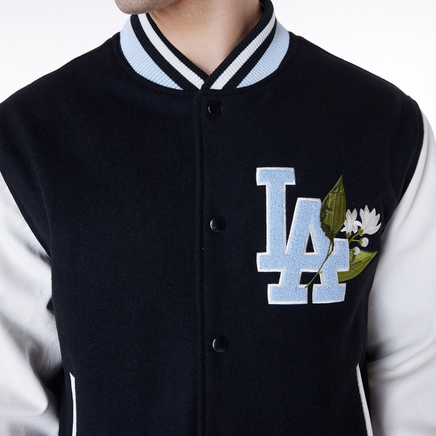 New Era - MLB Floral Varsity Jacket - Los Angeles Dodgers Official Sports Fan Gear MLB Fan Gear Popular Style