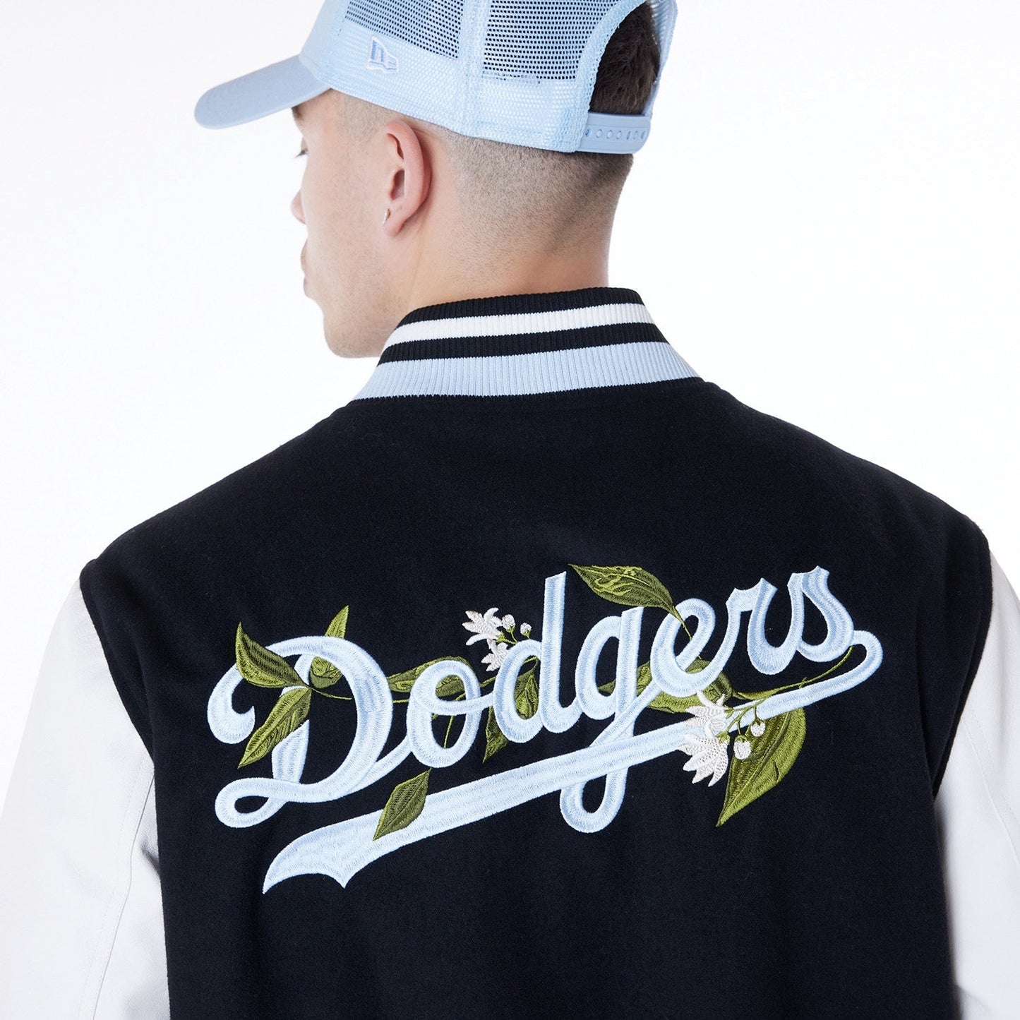 New Era - MLB Floral Varsity Jacket - Los Angeles Dodgers Official Sports Fan Gear MLB Fan Gear Popular Style