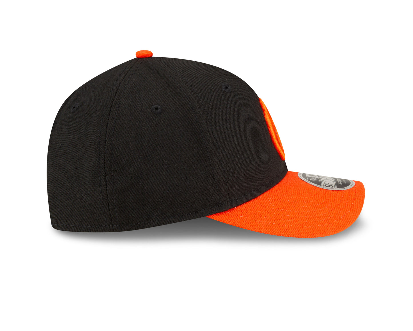 Baltimore Orioles Black/Orange Alternate New Era Player Replica M-Crown 9FORTY Adjustable Hat Official Team Hat Sports Fan Cap Official MLB Team Hat B