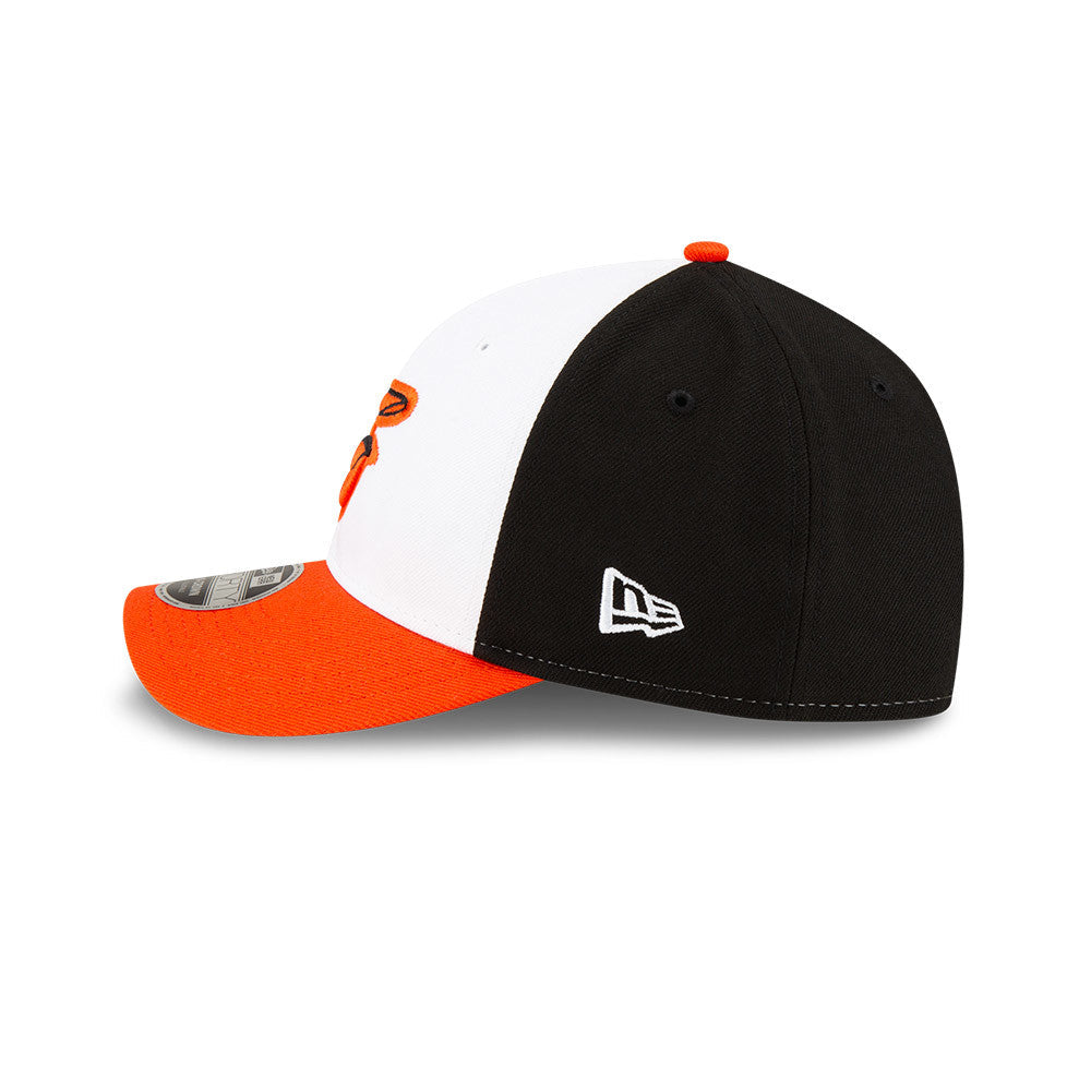 Baltimore Orioles White/Orange/Black New Era Player Replica M-Crown 9FORTY Adjustable Hat Official Team Hat Sports Fan Cap Official MLB Team Hat Baseb