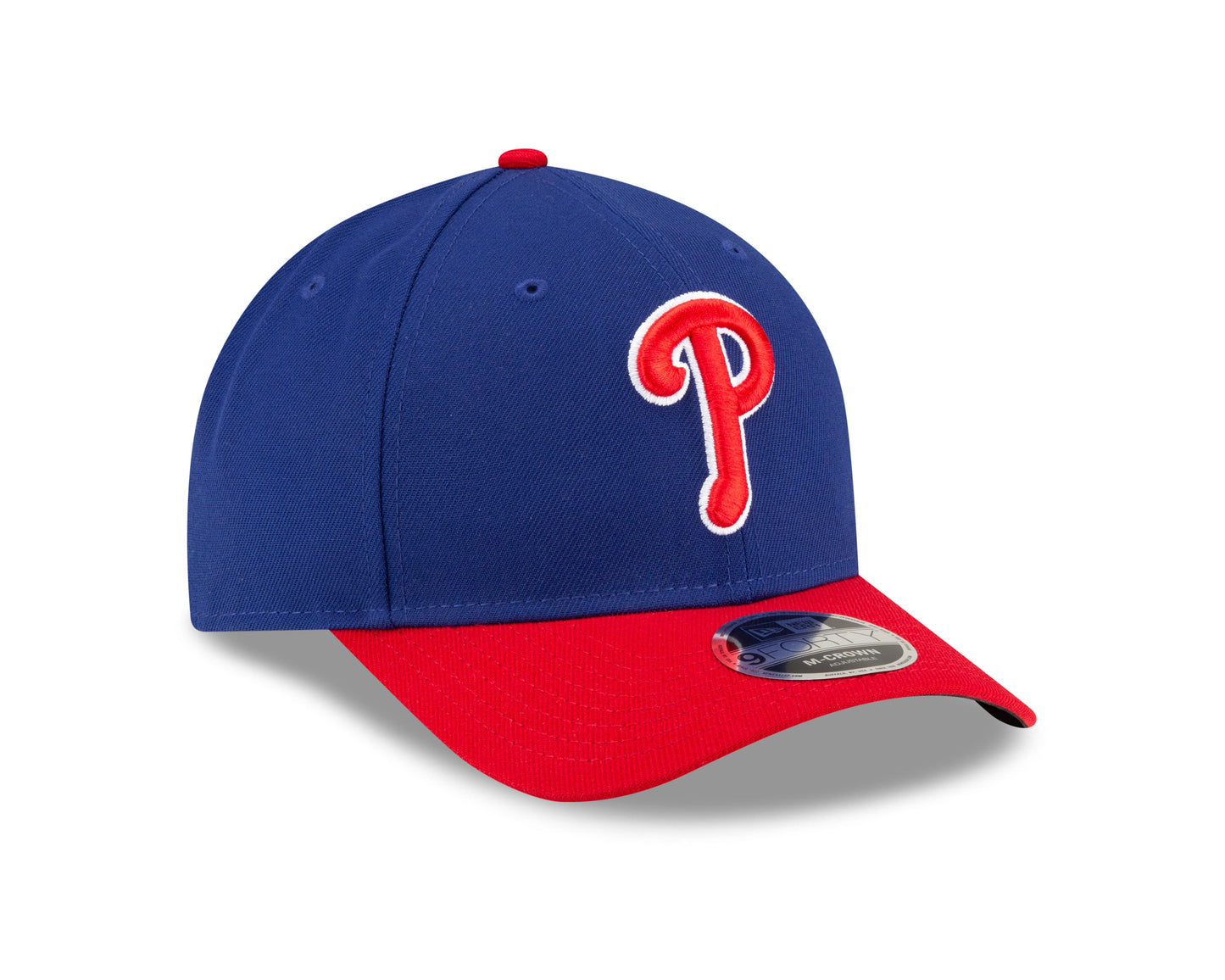 Philadelphia Phillies 2 Tone Royal/Red Alternate New Era Player Replica M-Crown 9FORTY Adjustable Hat Official Team Hat Sports Fan Cap Official MLB Te