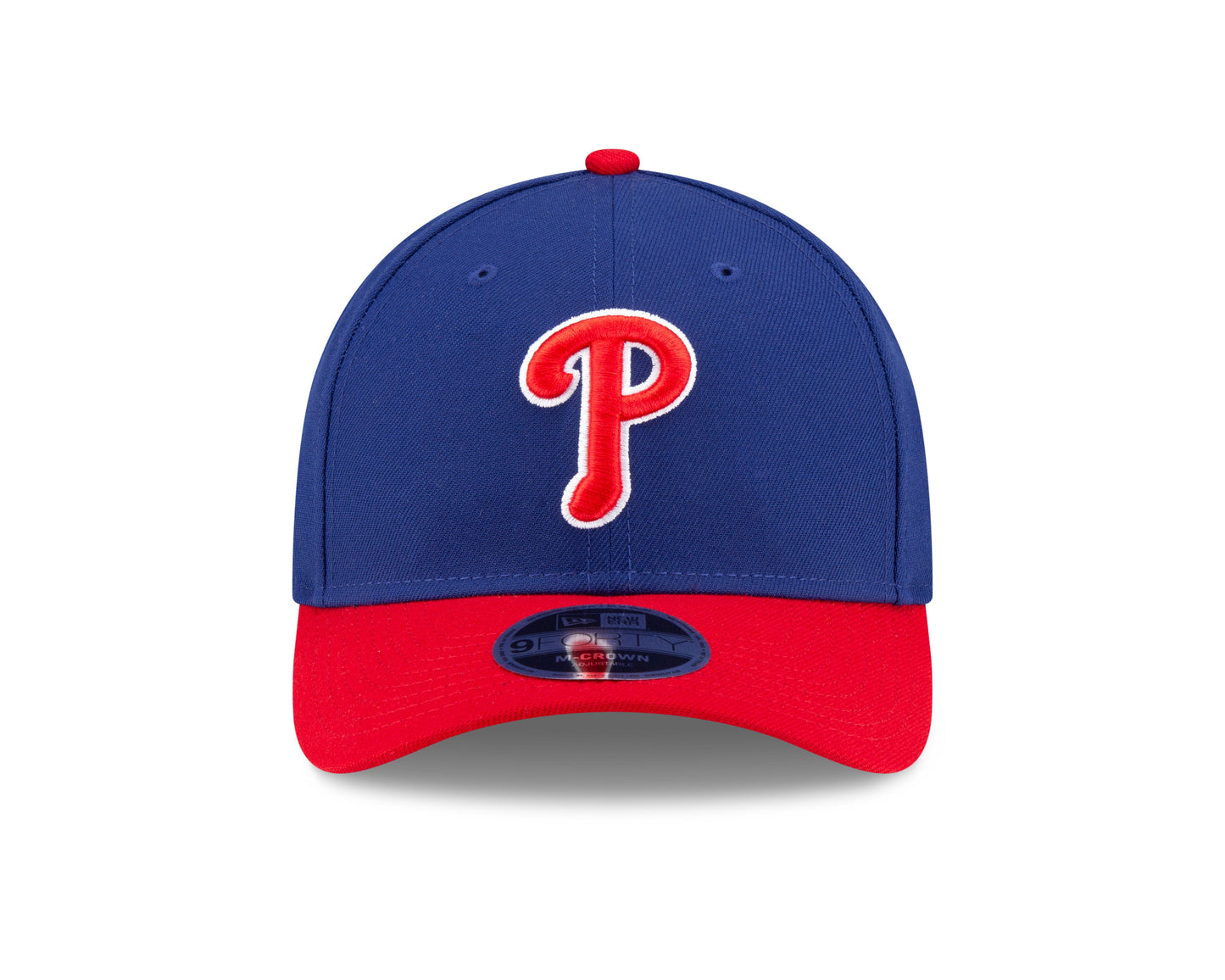 Philadelphia Phillies 2 Tone Royal/Red Alternate New Era Player Replica M-Crown 9FORTY Adjustable Hat Official Team Hat Sports Fan Cap Official MLB Te