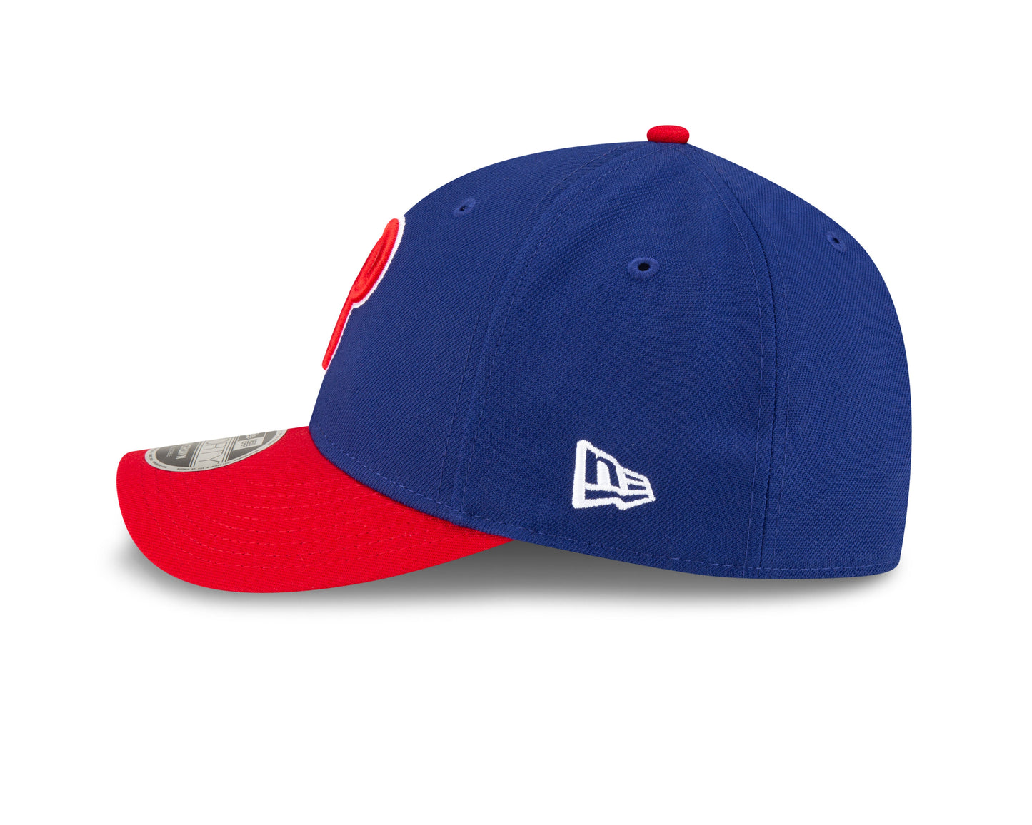Philadelphia Phillies 2 Tone Royal/Red Alternate New Era Player Replica M-Crown 9FORTY Adjustable Hat Official Team Hat Sports Fan Cap Official MLB Te