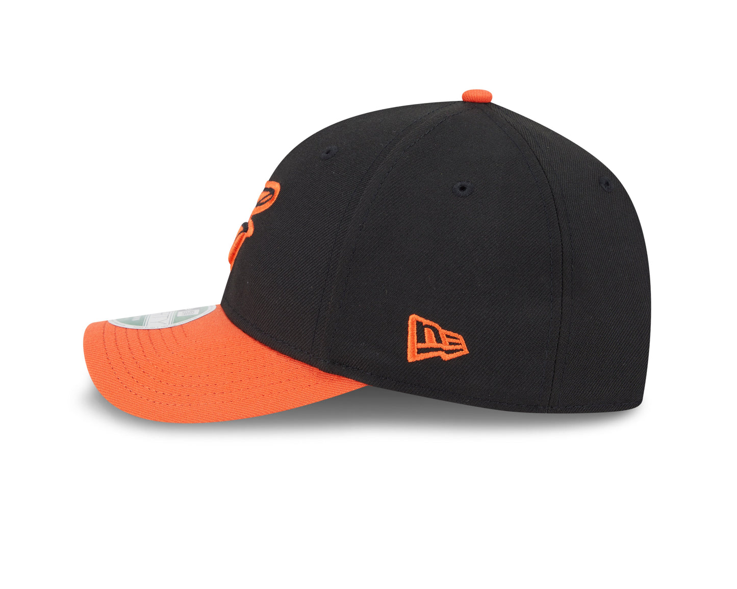 Baltimore Orioles Black/Orange Road New Era Player Replica M-Crown 9FORTY Adjustable Hat Official Team Hat Sports Fan Cap Official MLB Team Hat Baseba
