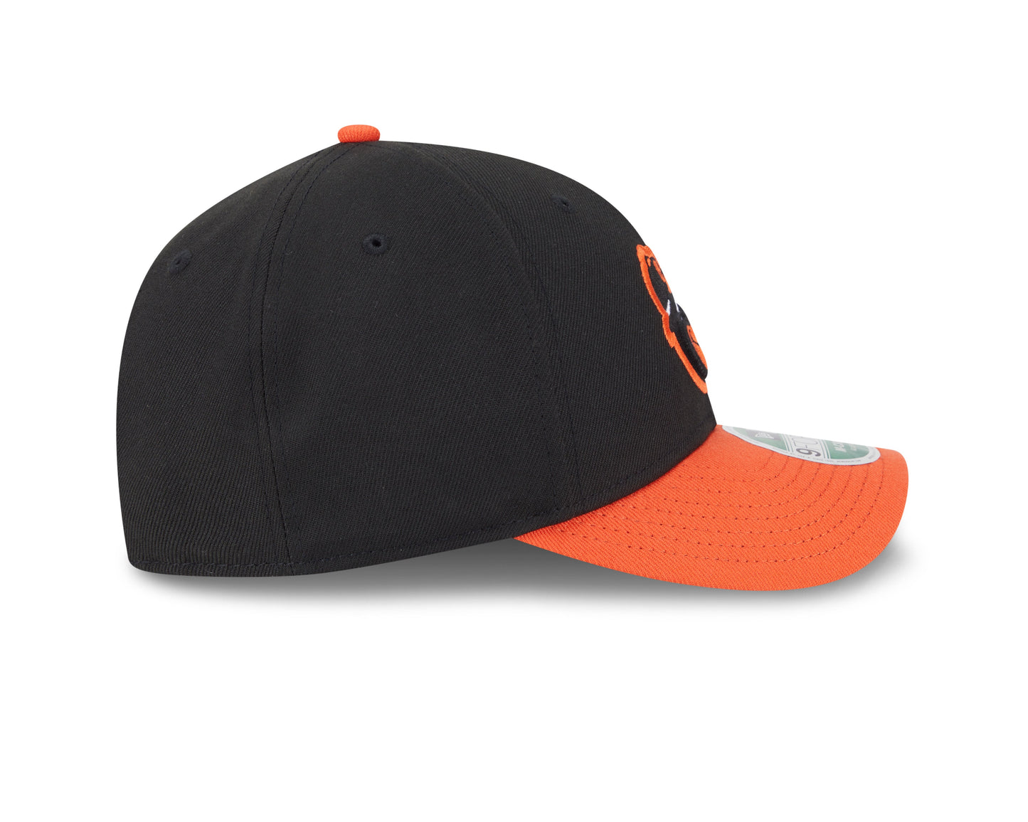Baltimore Orioles Black/Orange Road New Era Player Replica M-Crown 9FORTY Adjustable Hat Official Team Hat Sports Fan Cap Official MLB Team Hat Baseba
