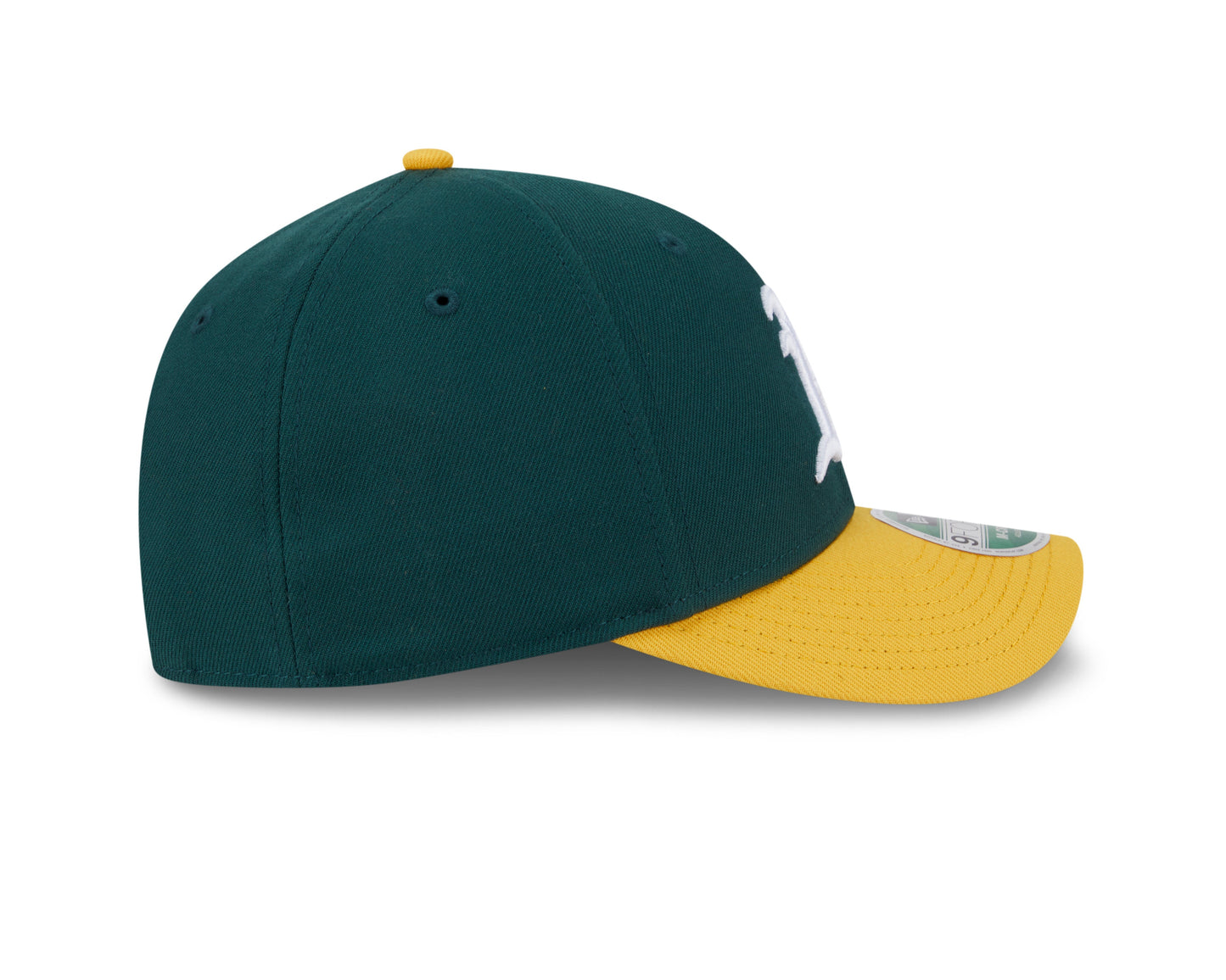 Athletics Green/Yellow New Era Player Replica M-Crown 9FORTY Adjustable Hat Official Team Hat Sports Fan Cap Official MLB Team Hat Baseball Fan Cap