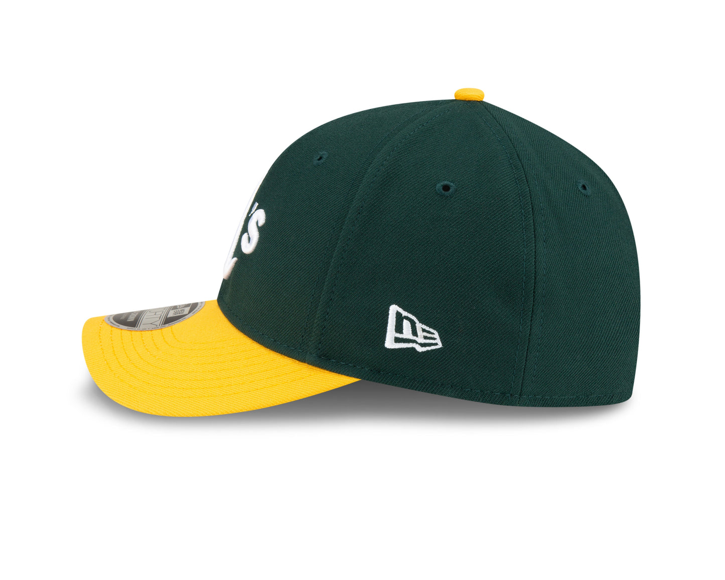Athletics Green/Yellow New Era Player Replica M-Crown 9FORTY Adjustable Hat Official Team Hat Sports Fan Cap Official MLB Team Hat Baseball Fan Cap