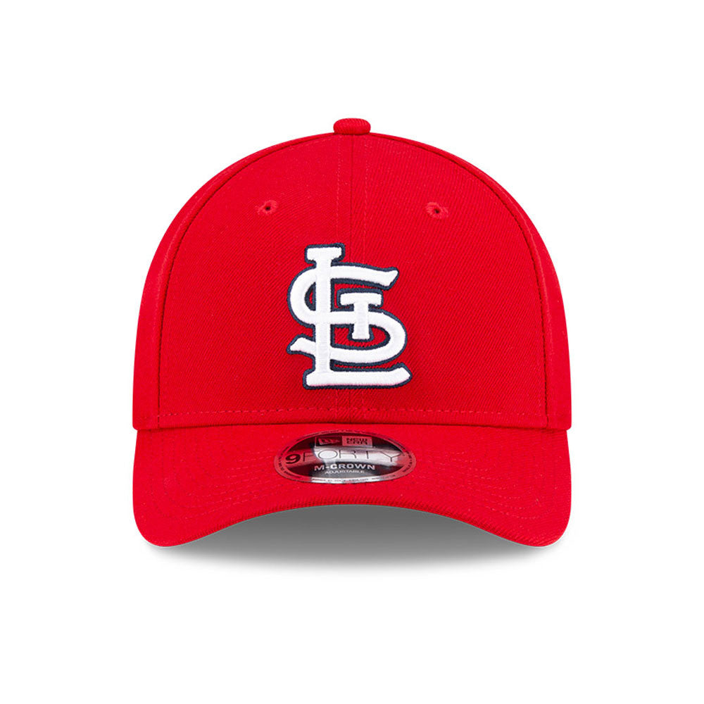 St. Louis Cardinals Red New Era Player Replica M-Crown 9FORTY Adjustable Hat Official Team Hat Sports Fan Cap Official MLB Team Hat Baseball Fan Cap