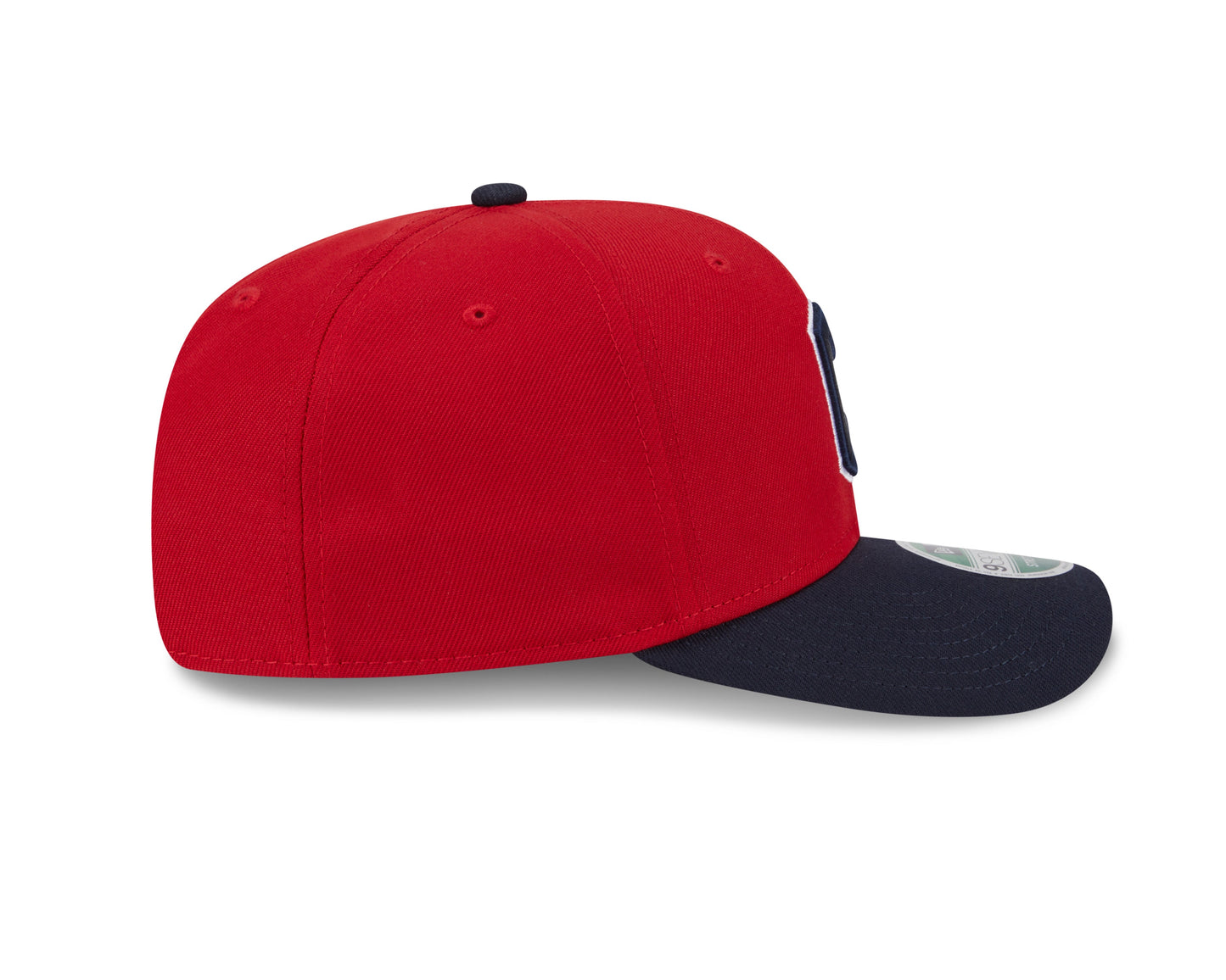 Cleveland Guardians Red/Navy New Era Player Replica 9SEVENTY Stretch Snap Adjustable Hat Official Team Hat Sports Fan Cap Official MLB Team Hat Baseba