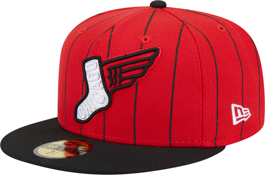 Chicago White Sox New Era 2025/26 City Connect 59FIFTY Fitted Hat - Red/Black Official Team Hat Sports Fan Cap Official MLB Team Hat Baseball Fan Cap