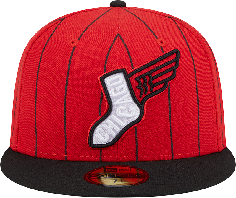 Chicago White Sox New Era 2025/26 City Connect 59FIFTY Fitted Hat - Red/Black Official Team Hat Sports Fan Cap Official MLB Team Hat Baseball Fan Cap