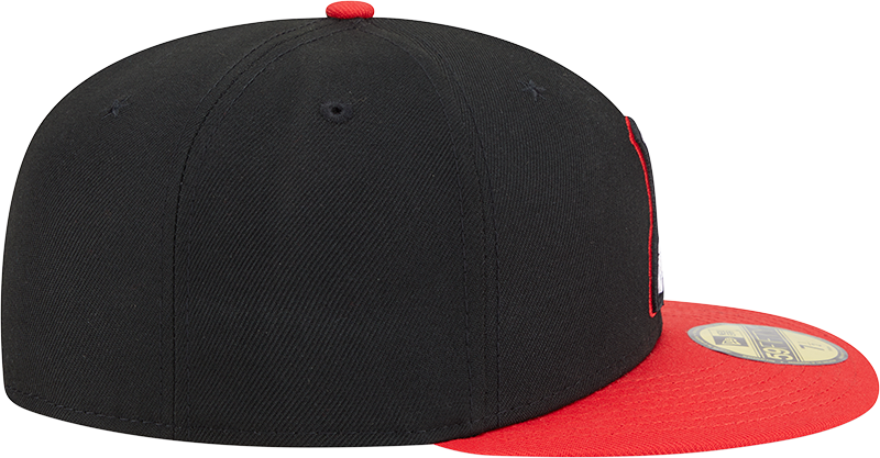 Chicago White Sox New Era 2025 City Connect Alternate 59FIFTY Fitted Hat - Black/Red Official Team Hat Sports Fan Cap Official MLB Team Hat Baseball F