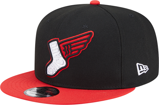 Chicago White Sox New Era 2025 City Connect Alternate 9FIFTY Snapback Hat - Red/Black Official Team Hat Sports Fan Cap Official MLB Team Hat Baseball