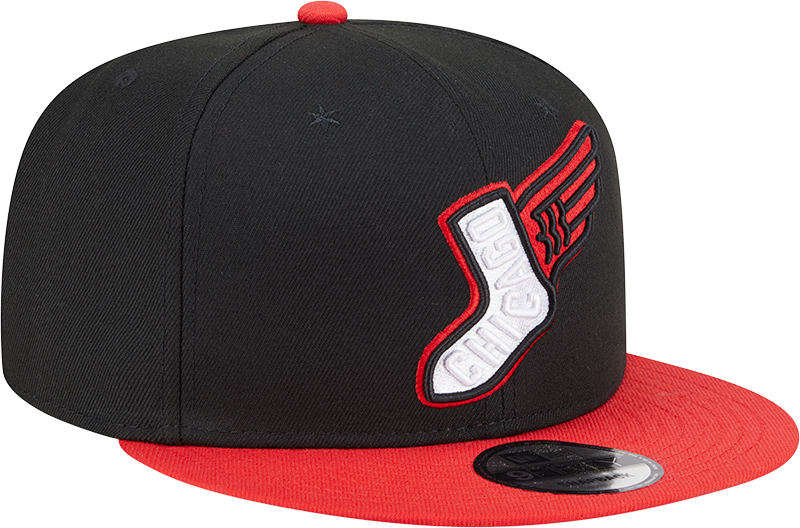 Chicago White Sox New Era 2025 City Connect Alternate 9FIFTY Snapback Hat - Red/Black Official Team Hat Sports Fan Cap Official MLB Team Hat Baseball