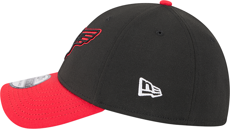 Chicago White Sox 2025 City Connect Alternate Black/Red New Era 39THIRTY Flex Fit Hat Official Team Hat Sports Fan Cap Official MLB Team Hat Baseball