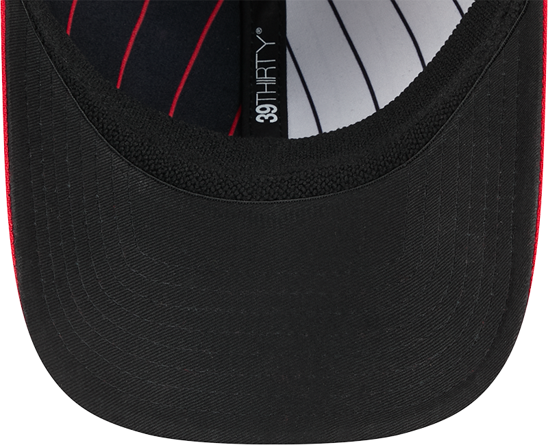 Chicago White Sox 2025 City Connect Alternate Black/Red New Era 39THIRTY Flex Fit Hat Official Team Hat Sports Fan Cap Official MLB Team Hat Baseball