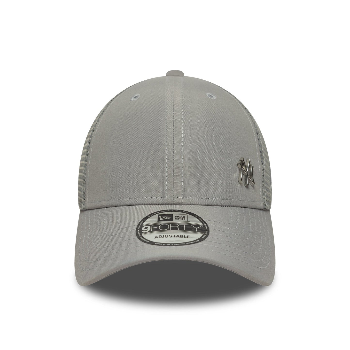 New York Yankees MLB Flawless 9Forty Trucker Grey Official Team Hat Sports Fan Cap Official MLB Team Hat Baseball Fan Cap
