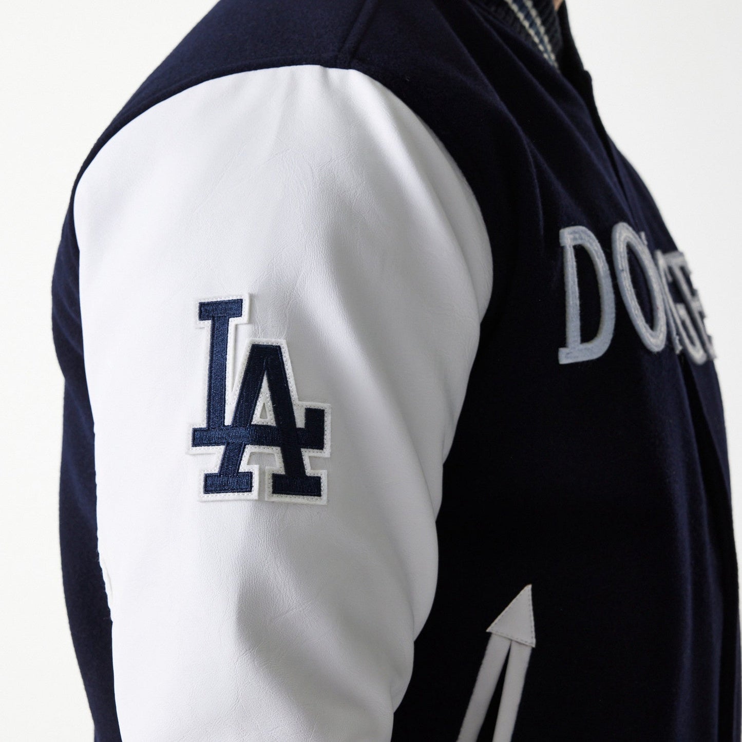 Los Angeles Dodgers MLB Wordmark Varsity Jacket New Era Official Sports Fan Gear MLB Fan Gear Popular Style
