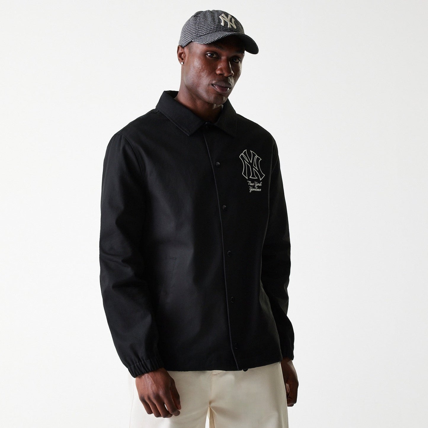 New York Yankees MLB Twill Coaches Jacket New Era Official Sports Fan Gear MLB Fan Gear Popular Style
