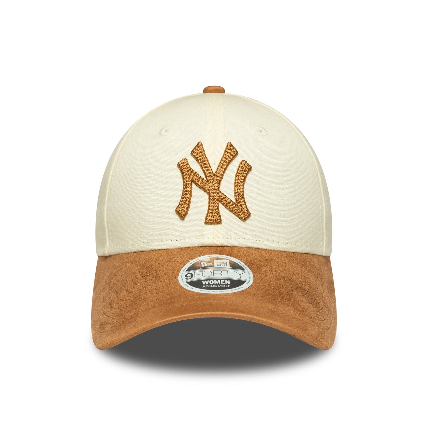 New York Yankees Womens Faux Suede MLB 9FORTY Strapback New Era LTC/CAM Official Team Hat Sports Fan Cap Official MLB Team Hat Baseball Fan Cap