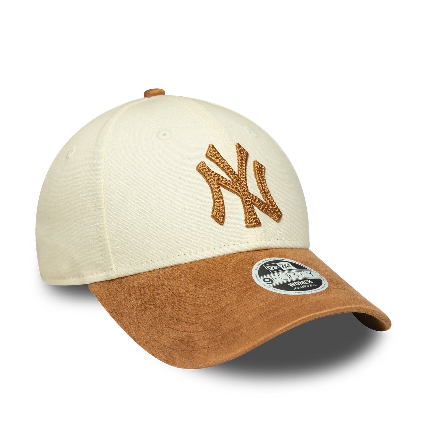New York Yankees Womens Faux Suede MLB 9FORTY Strapback New Era LTC/CAM Official Team Hat Sports Fan Cap Official MLB Team Hat Baseball Fan Cap