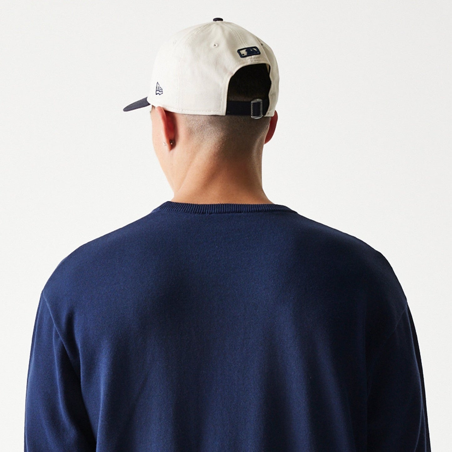 MLB Essential Knit Sweater New York Yankees Navy Official Sports Fan Gear MLB Fan Gear Popular Style