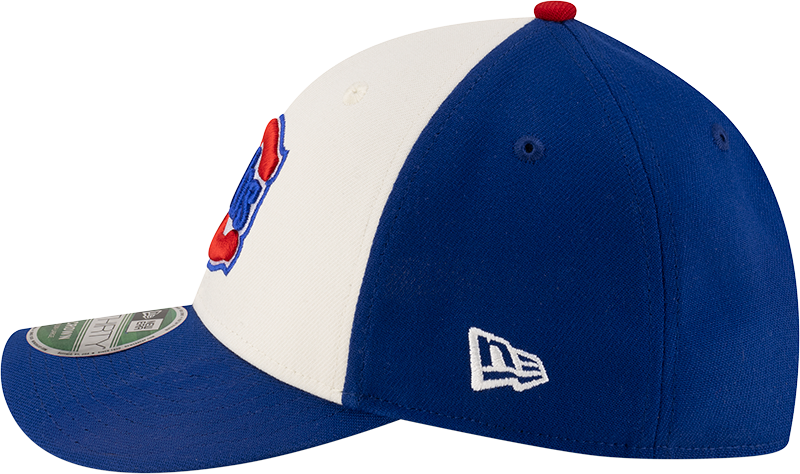 Kids Chicago Cubs New Era M-Crown 39Thirty Alternate 2 Player Replica Blue Flex Fit Hat Official Team Hat Sports Fan Cap Official MLB Team Hat Basebal
